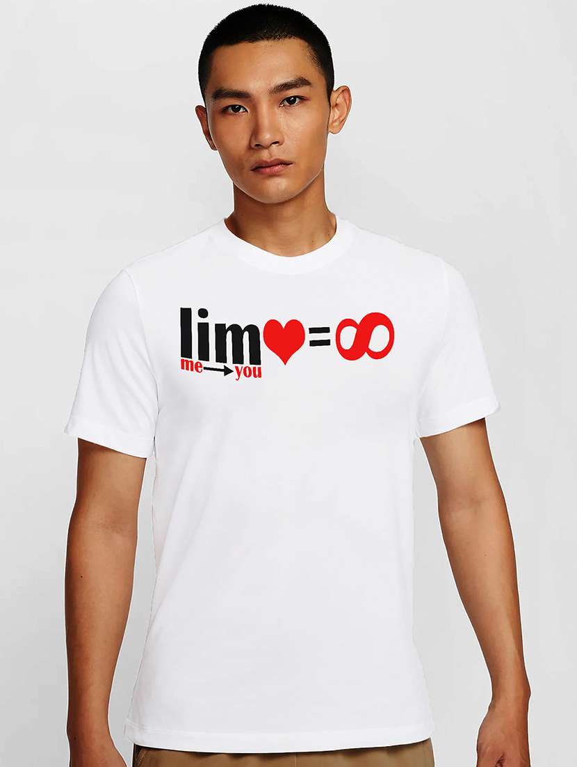 men white round neck regular fit t-shirt - 21841868 -  Zoom Image - 0