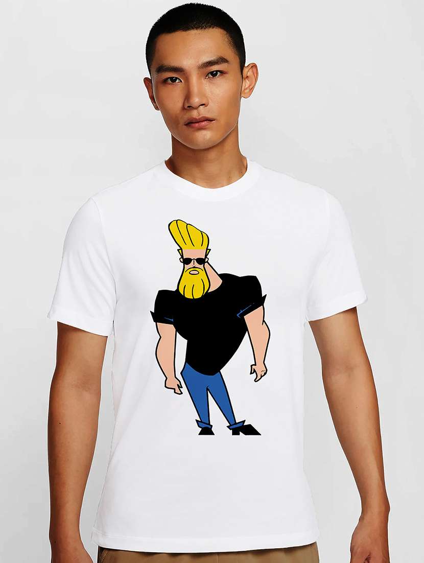 men white round neck regular fit t-shirt - 21841880 - Zoom Image - 0