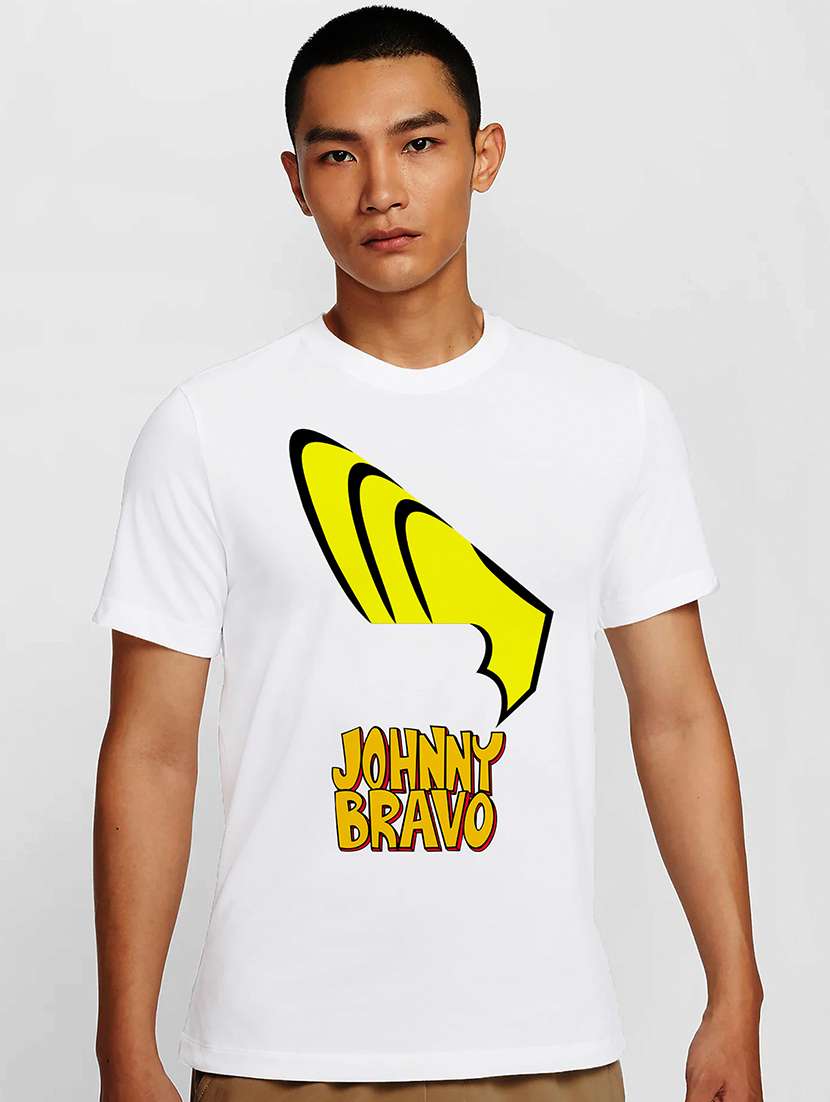 men white round neck regular fit t-shirt - 21841881 -  Zoom Image - 0