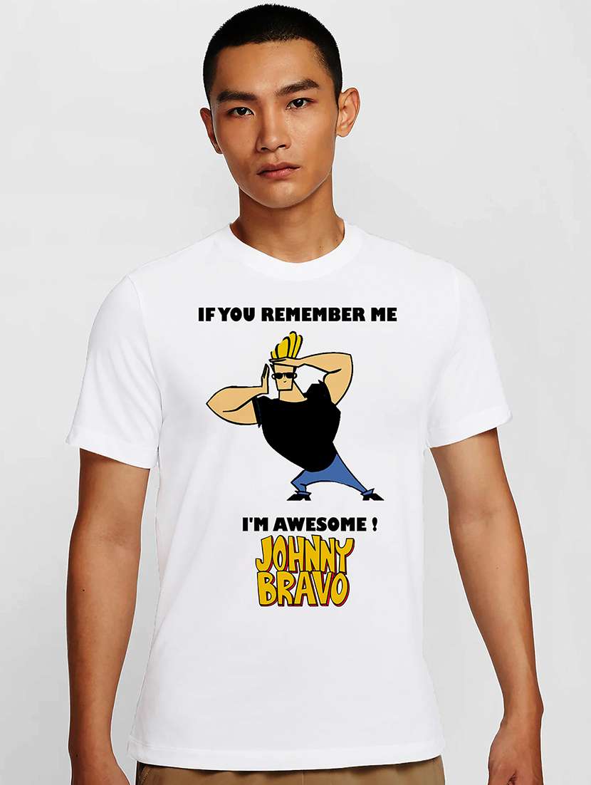 men white round neck regular fit t-shirt - 21841884 -  Zoom Image - 0