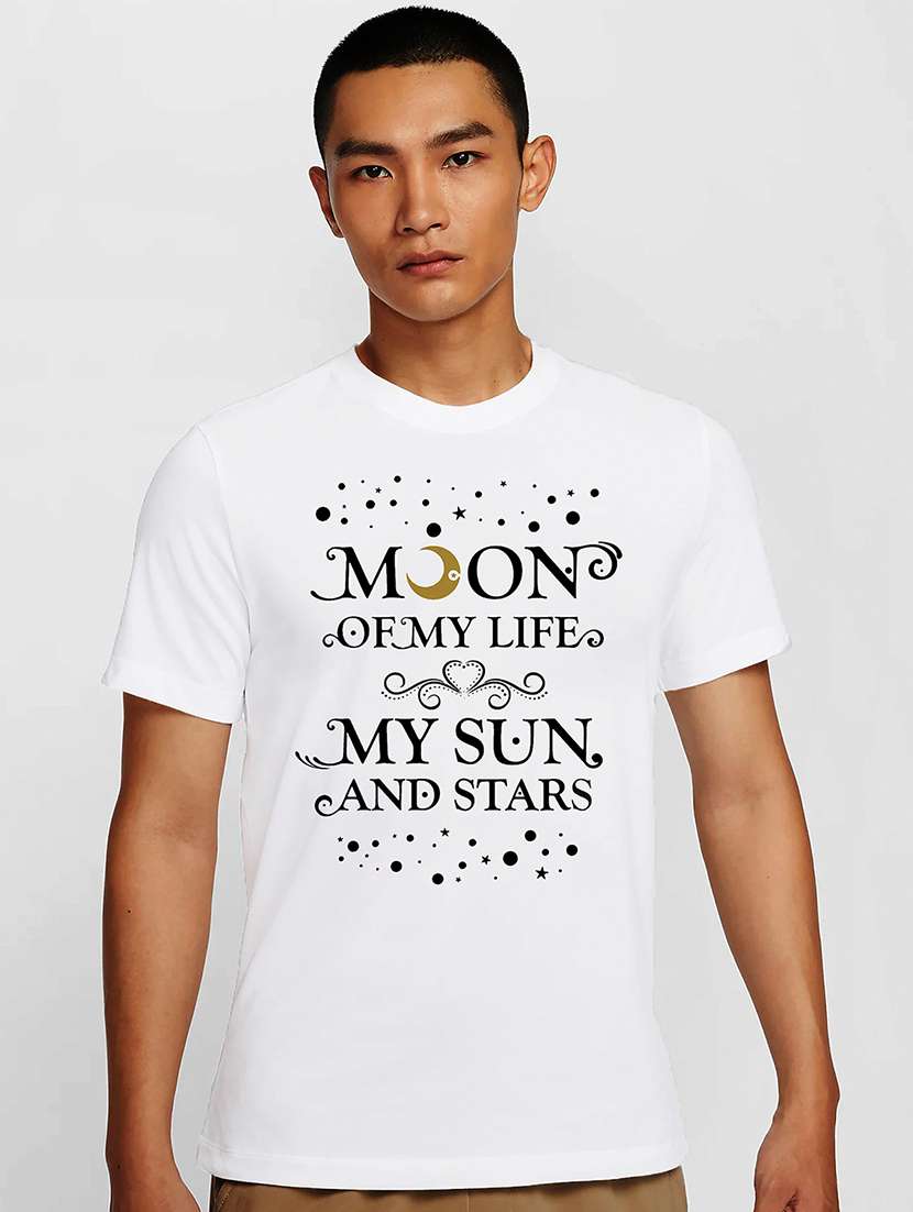 men white round neck regular fit t-shirt - 21841951 -  Zoom Image - 0