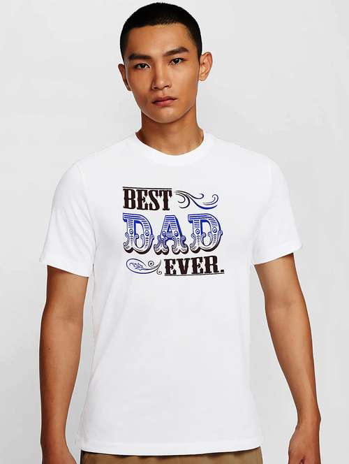 men white round neck regular fit t-shirt - 21841955 - Standard Image - 0