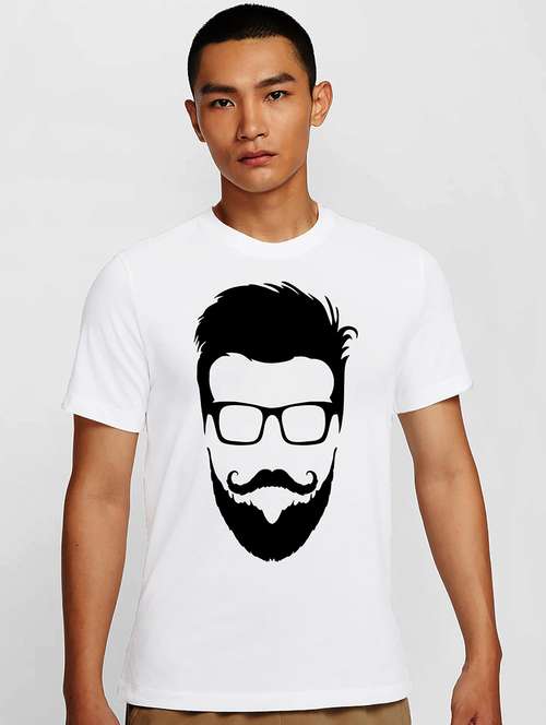 men white round neck regular fit t-shirt - 21841959 - Standard Image - 0