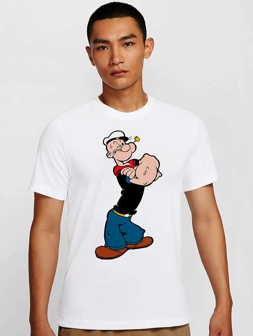 men white round neck regular fit t-shirt - 21842008 -  Standard Image - 0