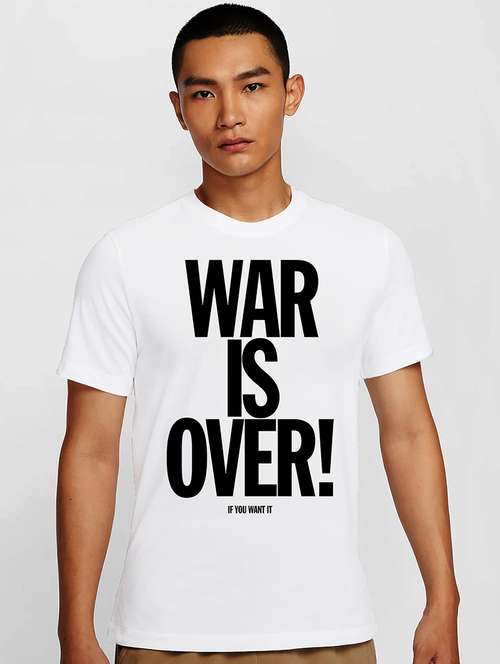 men white round neck regular fit t-shirt - 21842139 -  Standard Image - 0