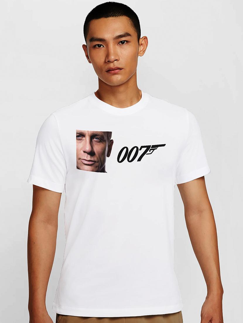 men white round neck regular fit t-shirt - 21842197 - Zoom Image - 0