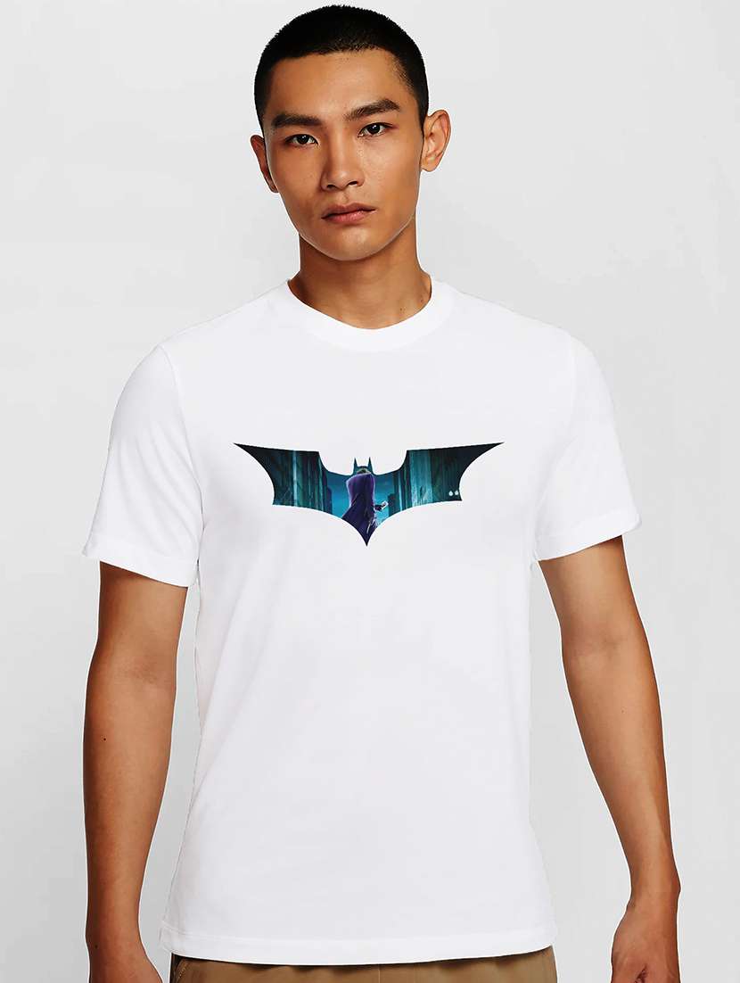 men white round neck regular fit t-shirt - 21842199 -  Zoom Image - 0