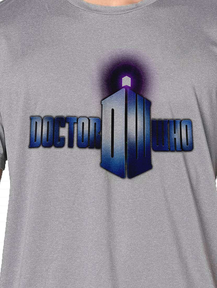 men grey round neck regular fit t-shirt - 21842244 -  Standard Image - 3