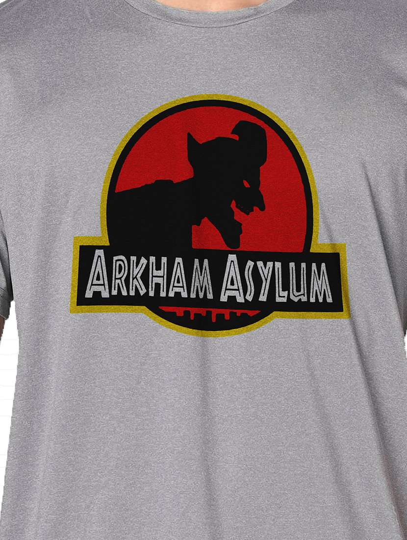 men grey round neck regular fit t-shirt - 21842284 -  Standard Image - 3