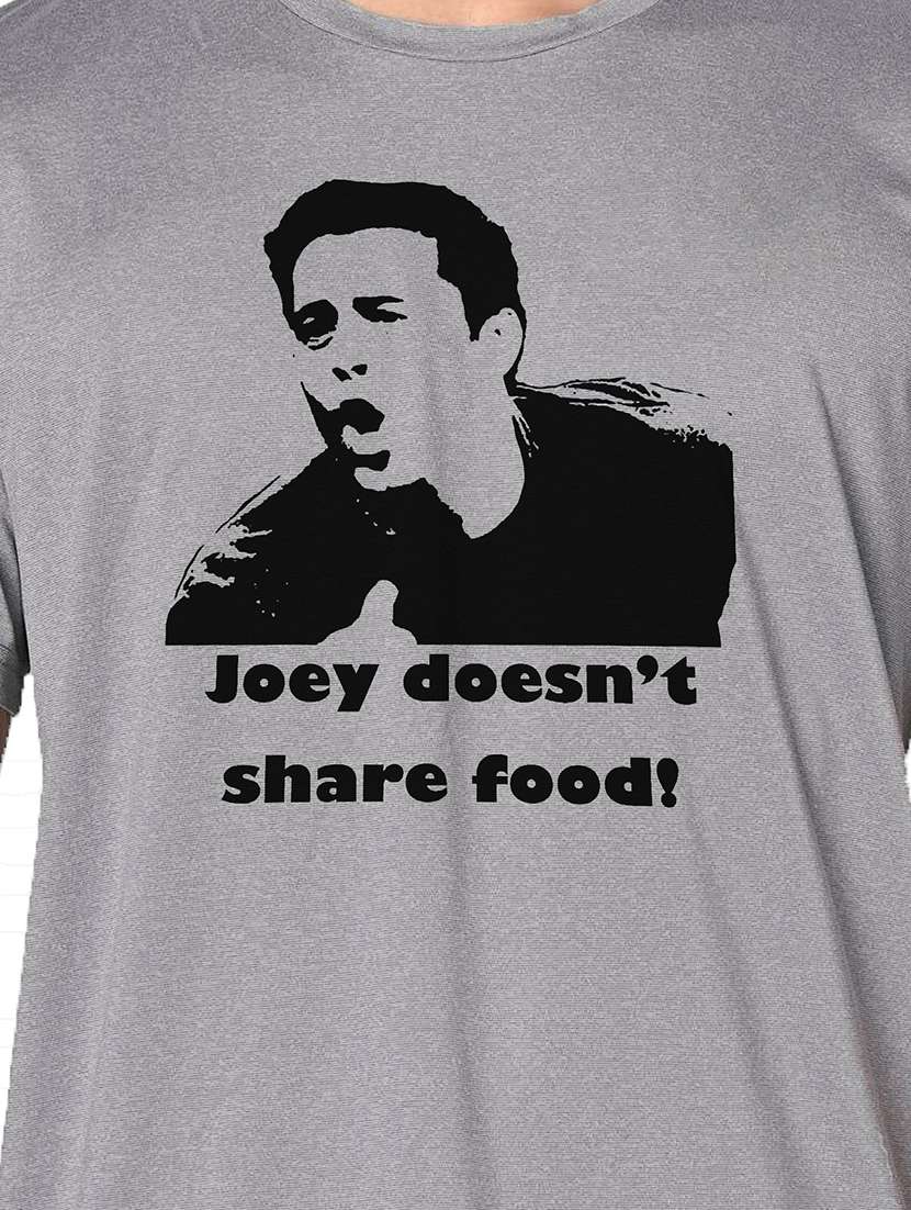 men grey round neck regular fit t-shirt - 21842310 -  Standard Image - 3