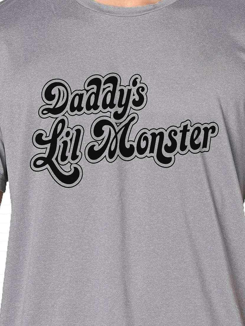 men grey round neck regular fit t-shirt - 21842437 - Standard Image - 3