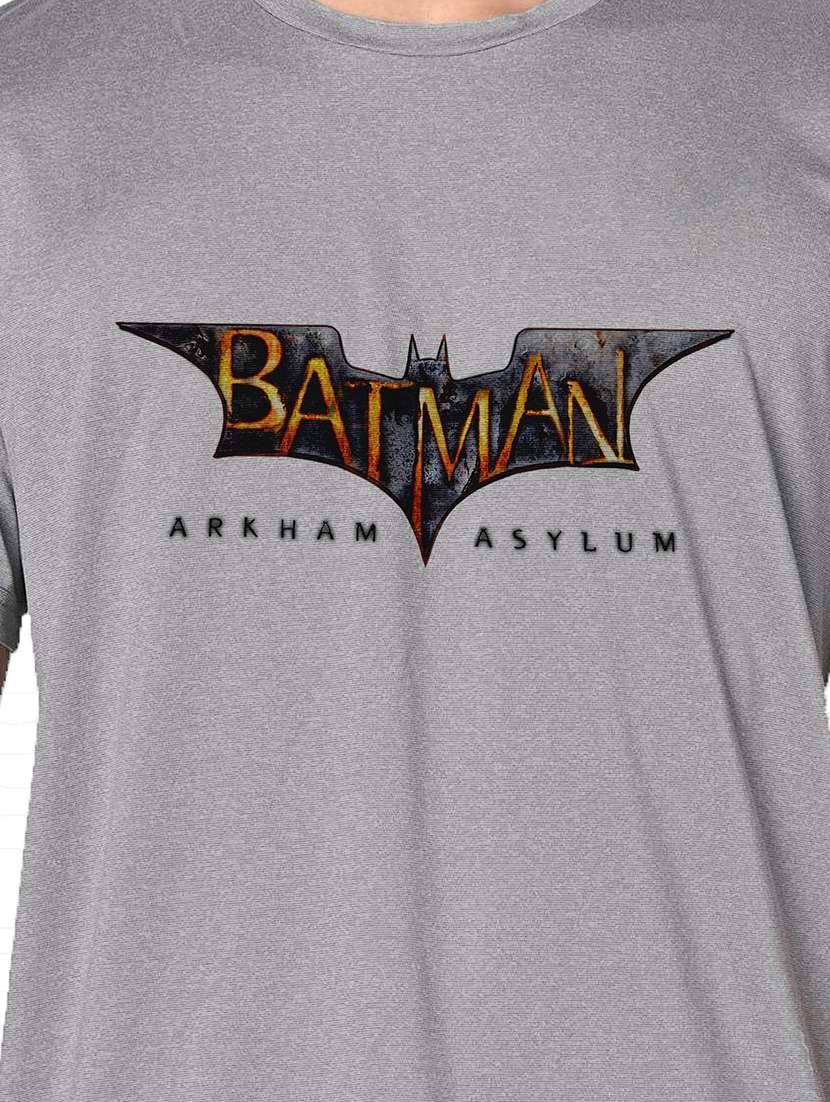 men grey round neck regular fit t-shirt - 21842471 - Standard Image - 3