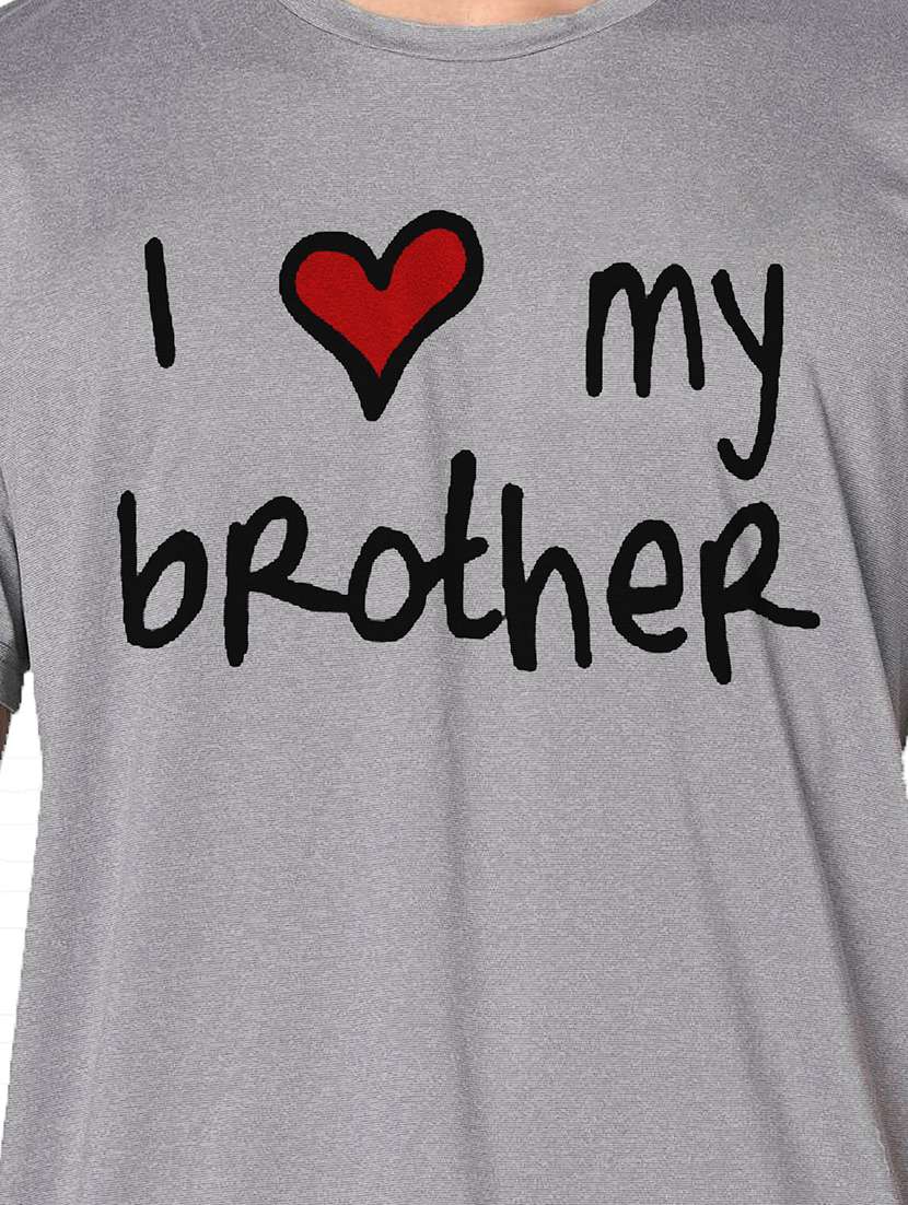 men grey round neck regular fit t-shirt - 21842492 -  Standard Image - 3