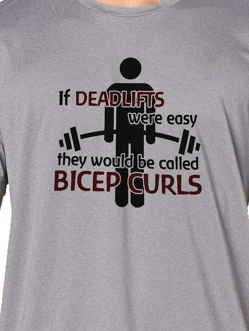 men grey round neck regular fit t-shirt - 21842506 -  Standard Image - 3