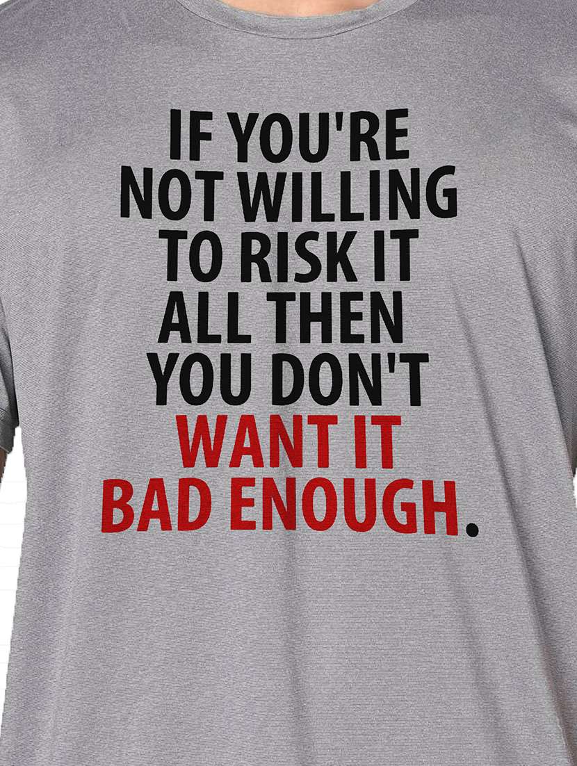 men grey round neck regular fit t-shirt - 21842512 -  Standard Image - 3