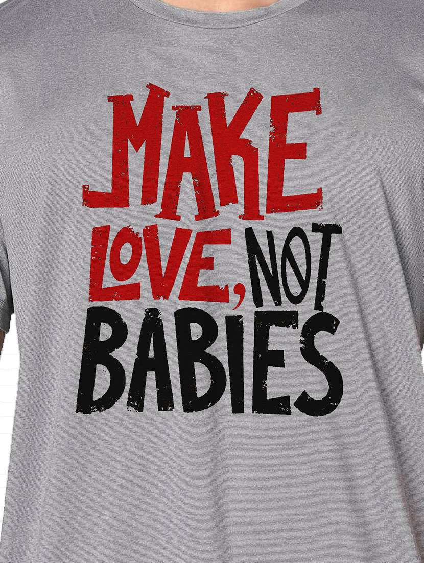 men grey round neck regular fit t-shirt - 21842596 -  Standard Image - 3