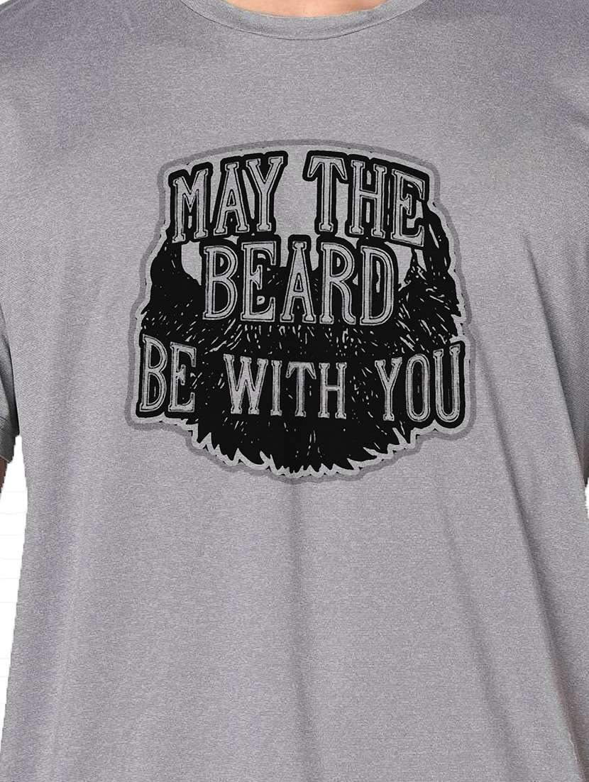 men grey round neck regular fit t-shirt - 21842600 -  Standard Image - 3