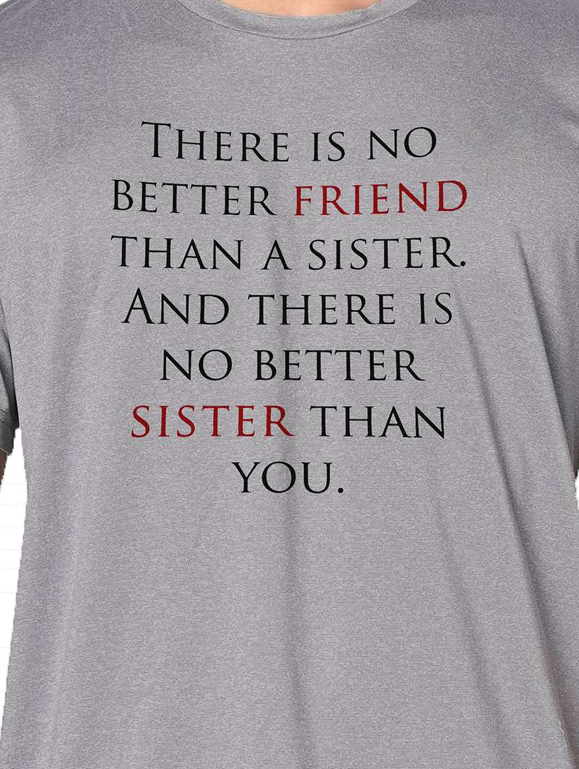 men grey round neck regular fit t-shirt - 21842632 -  Standard Image - 3