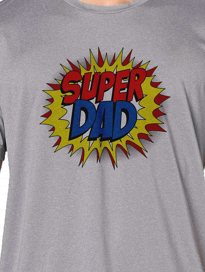 men grey round neck regular fit t-shirt - 21842716 -  Standard Image - 3