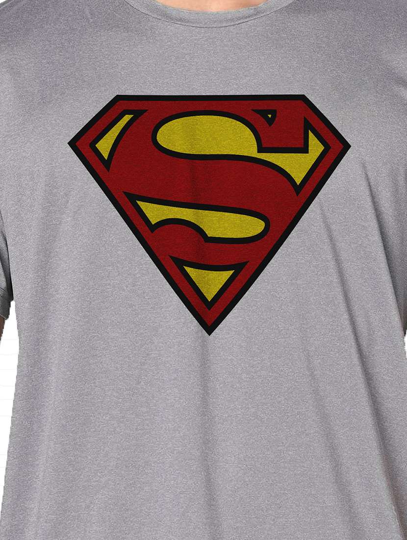 men grey round neck regular fit t-shirt - 21842726 - Standard Image - 3