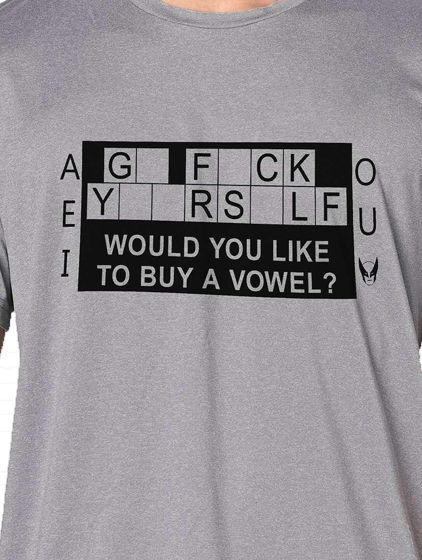 men grey round neck regular fit t-shirt - 21842757 -  Standard Image - 3