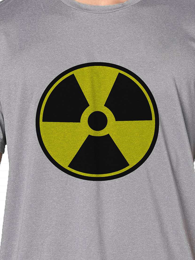 men grey round neck regular fit t-shirt - 21842800 - Standard Image - 3