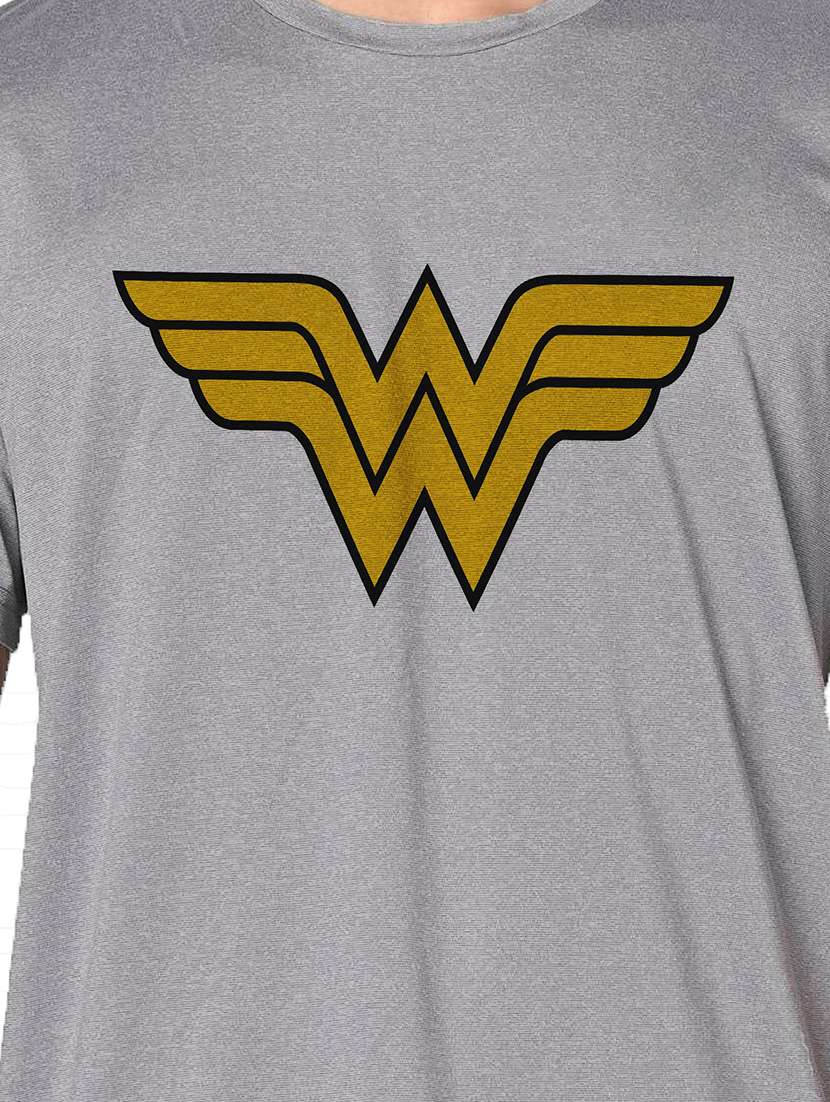 men grey round neck regular fit t-shirt - 21842816 -  Standard Image - 3