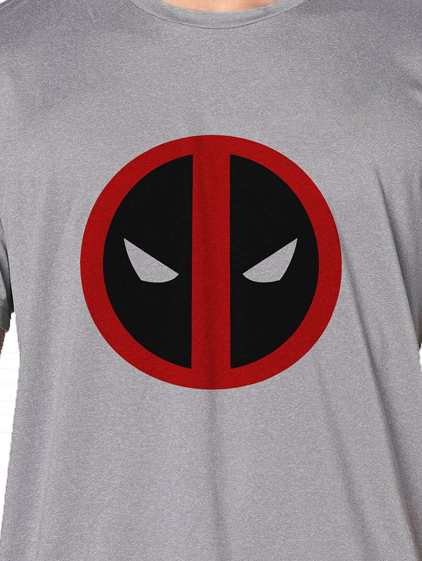 men grey round neck regular fit t-shirt - 21842866 -  Standard Image - 3