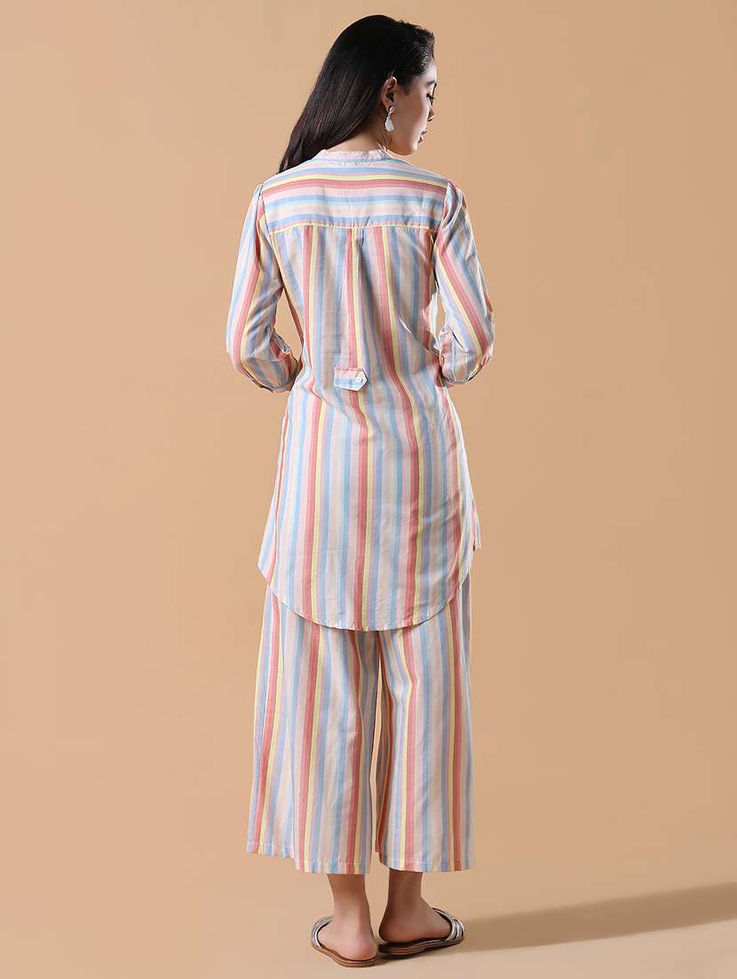 women printed shirt and trouser co-ord set - 21843051 -  Standard Image - 3