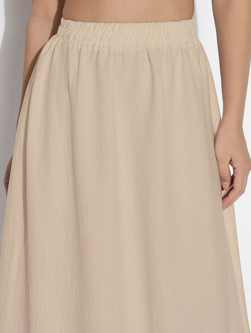 women solid off shoulder top and skirt co-ord set  - 21843082 -  Standard Image - 5