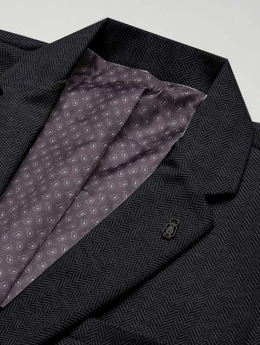 men lapel collar single breasted casual blazer - 21843175 -  Standard Image - 5