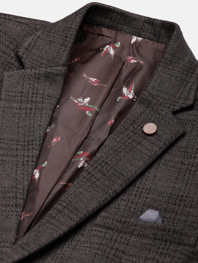 men lapel collar single breasted casual blazer - 21843177 - Standard Image - 5