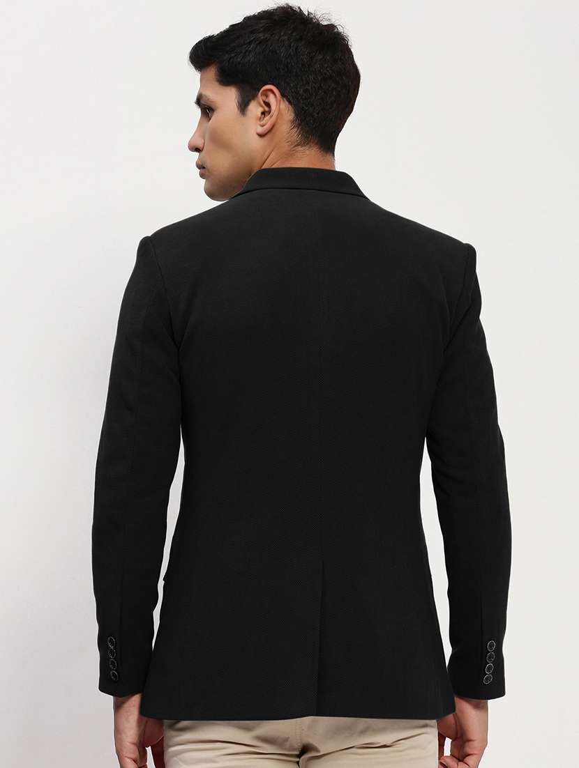 men lapel collar single breasted casual blazer - 21843181 -  Standard Image - 3