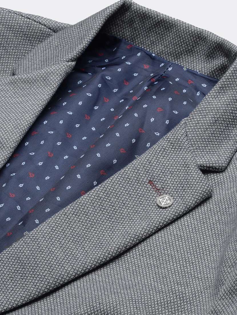 men lapel collar single breasted casual blazer - 21843182 -  Standard Image - 5