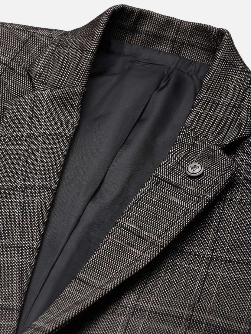 men lapel collar single breasted casual blazer - 21843184 - Standard Image - 5