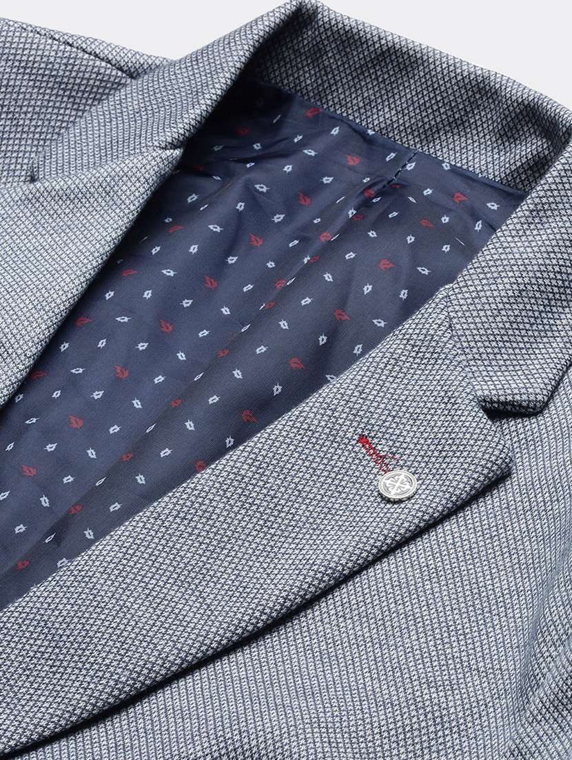 men lapel collar single breasted casual blazer - 21843186 -  Standard Image - 5