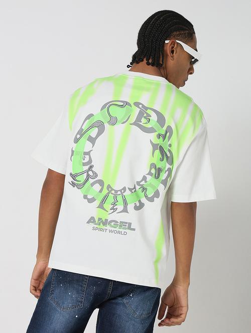 men all over print round neck regular fit t-shirt - 21843261 - Standard Image - 0