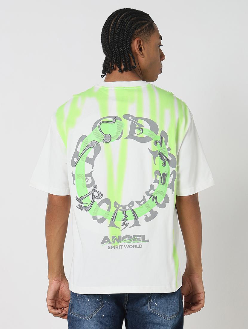 men all over print round neck regular fit t-shirt - 21843261 - Standard Image - 3