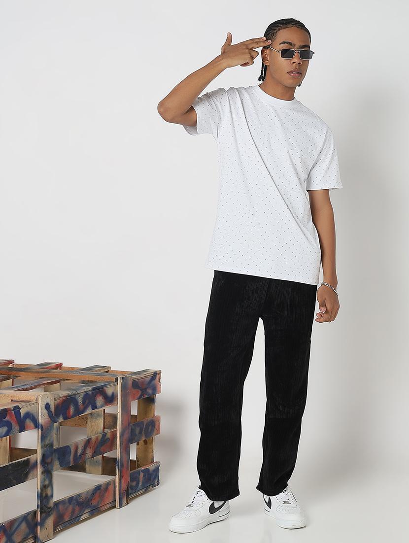 men all over print round neck regular fit t-shirt - 21843262 - Standard Image - 5