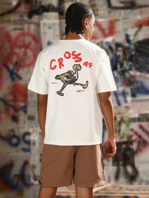 men back print round neck regular fit t-shirt - 21843272 -  Standard Image - 0