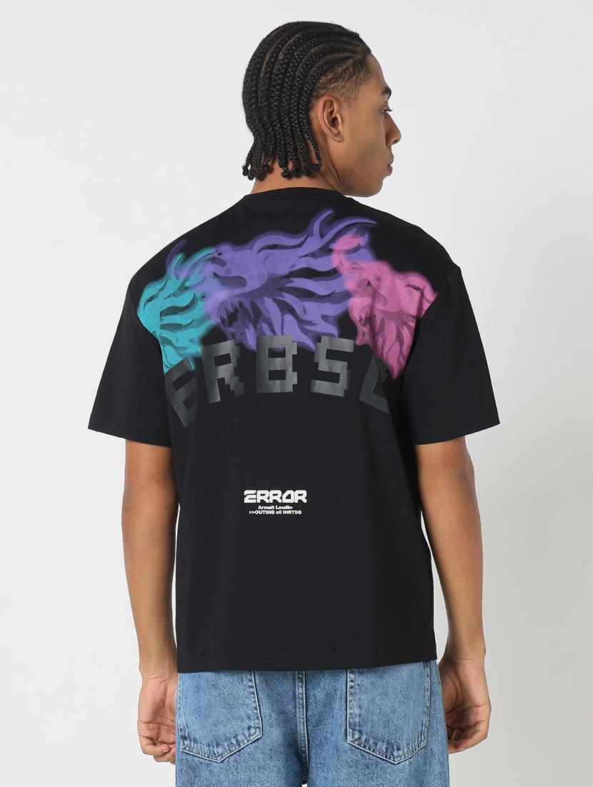 men back print round neck regular fit t-shirt - 21843275 - Standard Image - 3