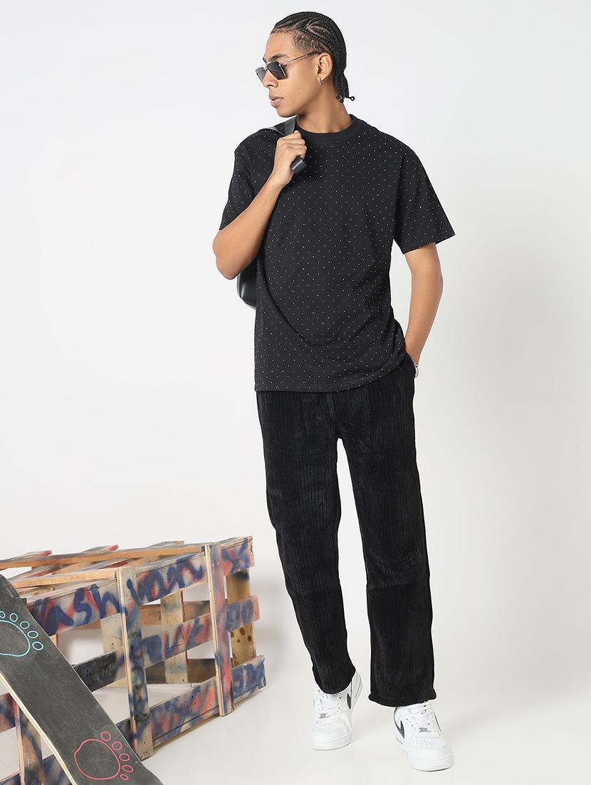 men all over print round neck regular fit t-shirt - 21843279 - Standard Image - 5