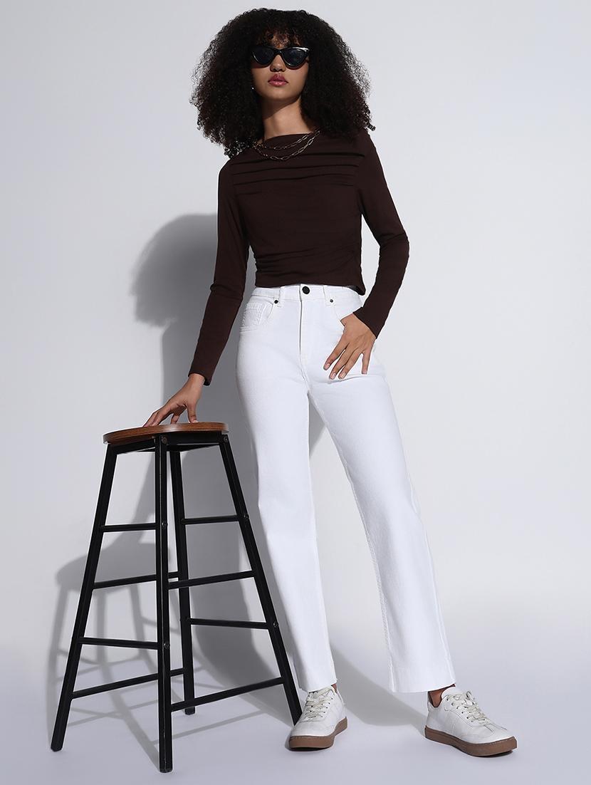 women high rise bootcut jean - 21843520 - Standard Image - 5