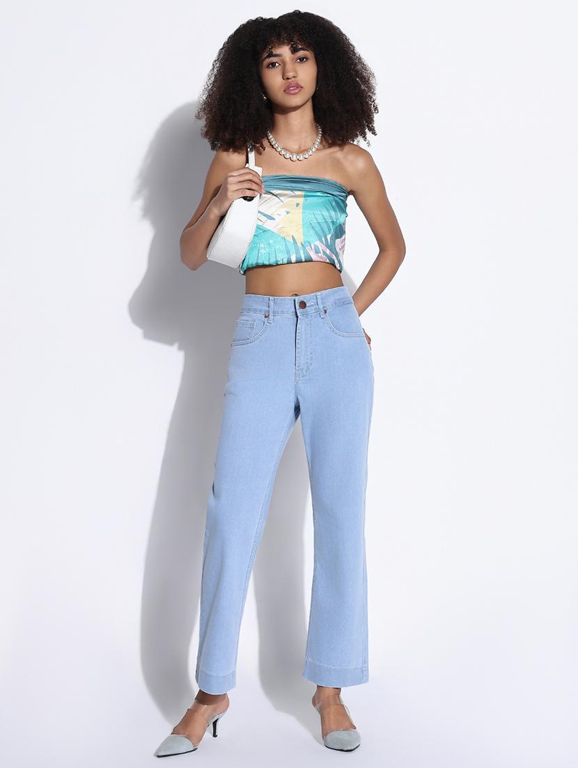 women high rise straight fit jean - 21843522 - Standard Image - 5