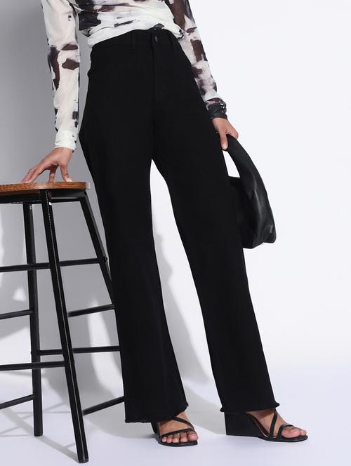 women high rise wide leg jean - 21843529 -  Standard Image - 0