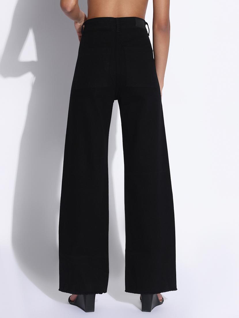 women high rise wide leg jean - 21843529 - Standard Image - 3