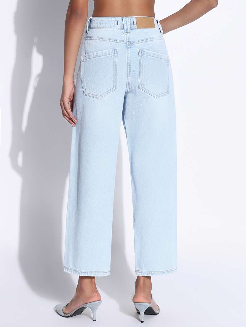 women high rise straight fit jean - 21843532 -  Standard Image - 3