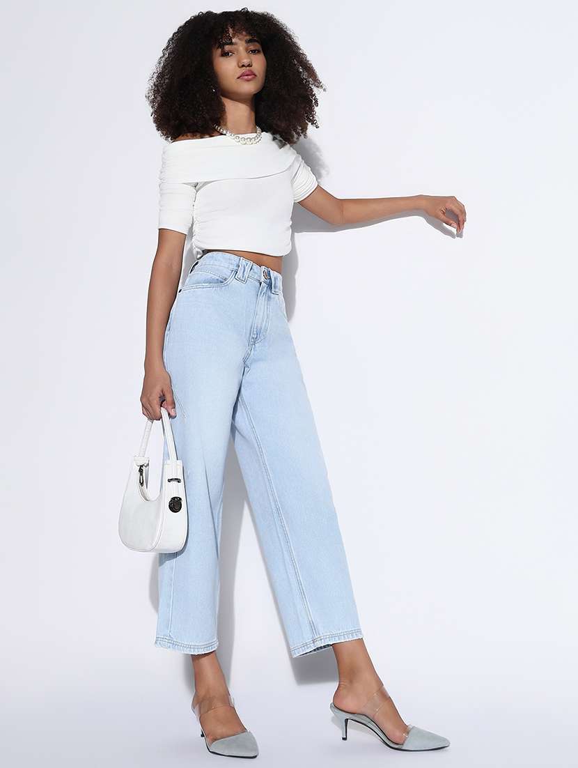 women high rise straight fit jean - 21843532 -  Standard Image - 5