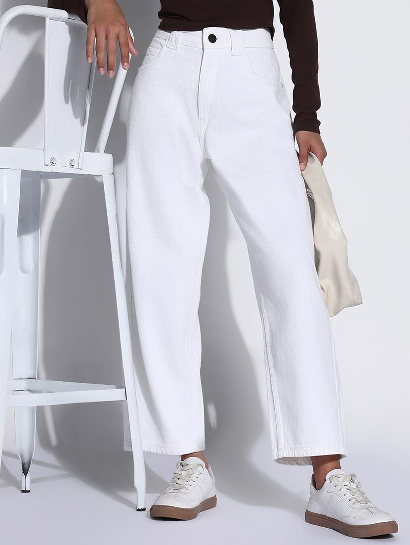 women high rise straight fit jean - 21843533 - Zoom Image - 0