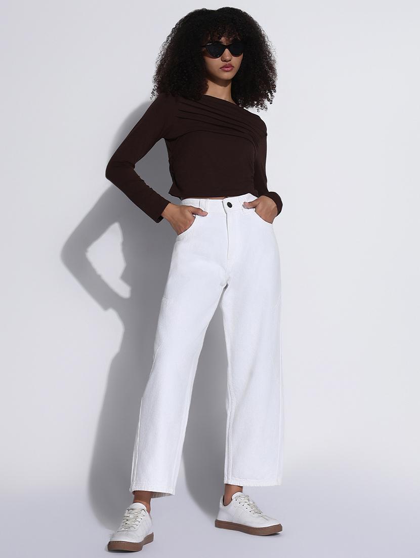 women high rise straight fit jean - 21843533 - Standard Image - 5